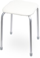 Табурет Классика 3 КВАДРАТ винилискожа Светло-серый ТК03/СС NIKA*