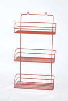 Полка прямая 3 яруса 8217-3 СТК (красная) РОССИЯ