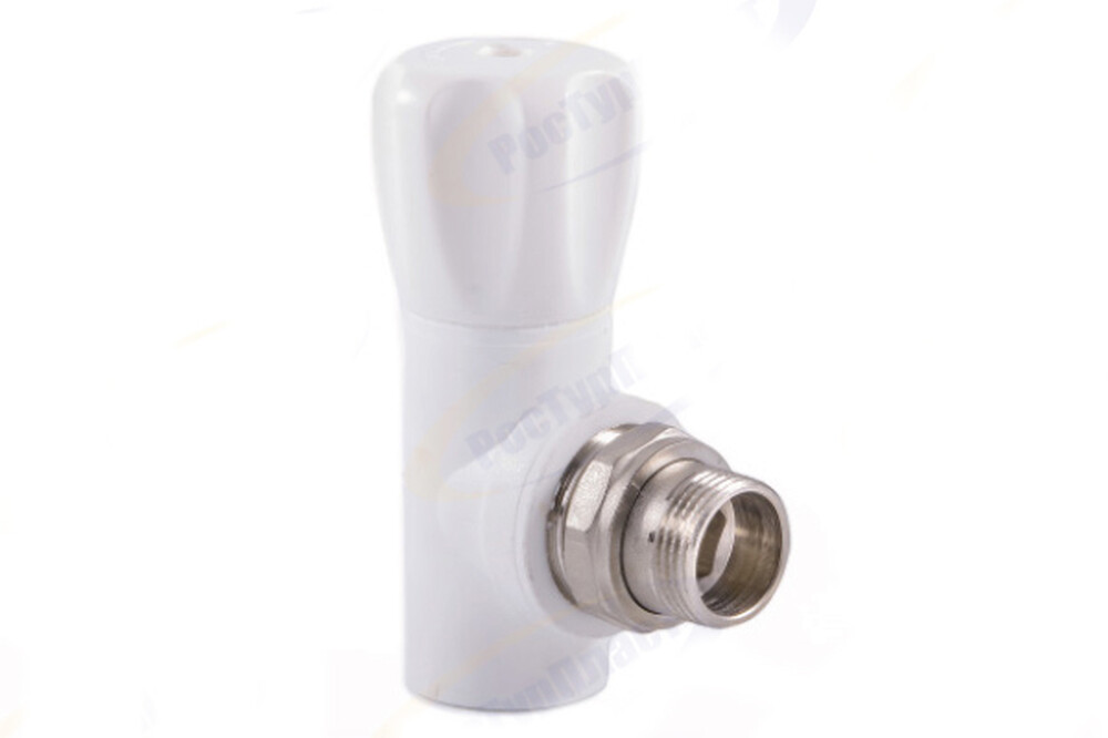 ВЕНТИЛЬ для радиатора 20х1/2" угловой PP-R RTP (10) 10533