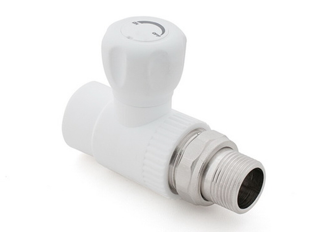 ВЕНТИЛЬ для радиатора 25х3/4" прямой PP-R RTP (10) 10535