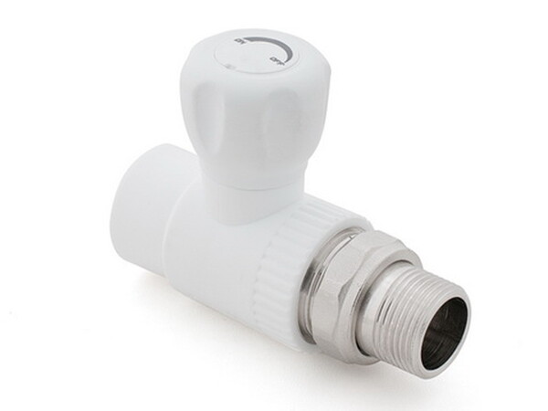 ВЕНТИЛЬ для радиатора 25х3/4" прямой PP-R RTP (10) 10535