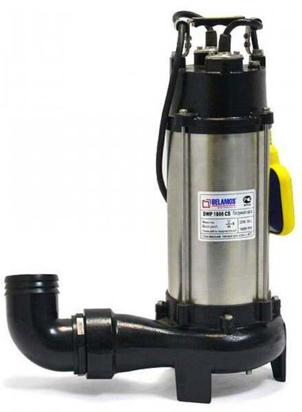 Насос погруж.дренаж. DWP 1100 CS(1, кВт,произ 13980л/ч.,выс под.7 м., встроен.ножи, корп. - чугун)