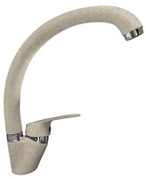 Смеситель Кухня QUARZ GRANFEST  Z3323 d=35 боковой (песок)