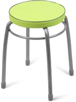 Табурет Фабрик 1 КРУГ винилискожа Фисташковый ТФ01/Ф NIKA*