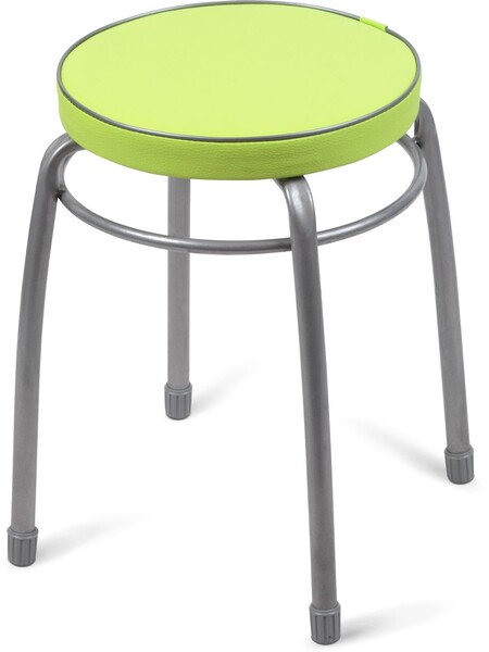 Табурет Фабрик 1 КРУГ винилискожа Фисташковый ТФ01/Ф NIKA*