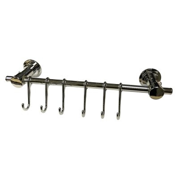  24505 Крючки 5 шт. на планке на вакуумных присосках (К24505)