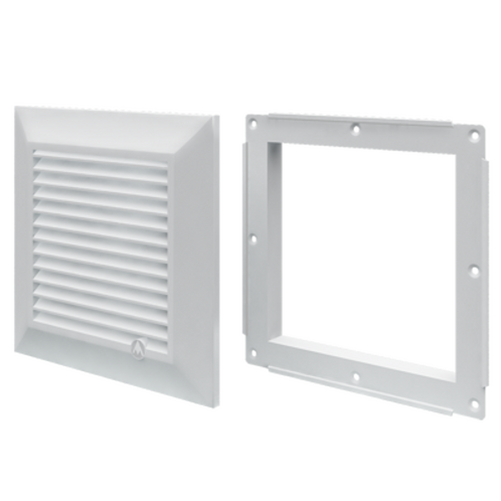 Решетка вентиляционная DOSPEL DUO SMART 135 fi 100 174х174 с выходом под фланец 100мм (разборная) (007-4178)