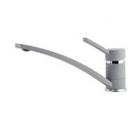 Смеситель Кухня EWIGSTEIN Низкий d-40mm (серый металлик) (17240046)
