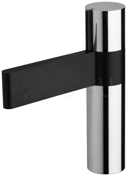 G1081 Cмеситель Тюльпан GAPPO d-35 на гайке (черный/хром)