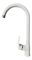 Смеситель Кухня QUARZ GRANFEST  Z3424 d=35 боковой U - образный  белый