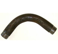 Отвод с двумя резьбами 15 черн