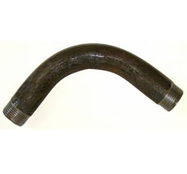 Отвод с двумя резьбами 15 черн