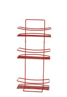 Полка прямая 3 яруса 4897-3 СТК высокая (красная) РОССИЯ