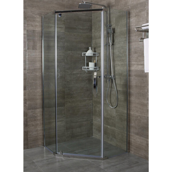 Душевое ограждение ALEX BAITLER AB215-100 (100*100*200) стекло прозрачное 8мм 3к