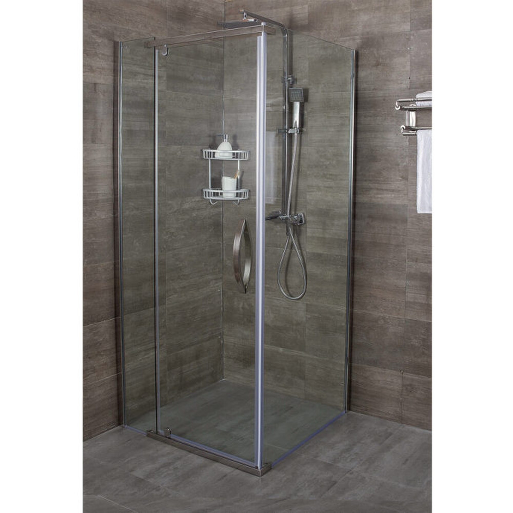 Душевое ограждение ALEX BAITLER AB214-90 (90*90*200) стекло прозрачное 8мм 3к.
