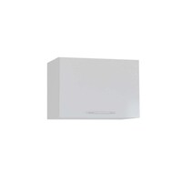 Шкаф горизонтальный над вытяжкой 50 Серебристый металлик фасад МДФ SANTREK HOME