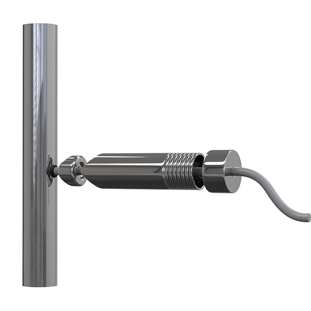 Комплект скрытого монтажа ф25 пластик для электрического полотенцесушителя УНИВЕРСАЛЬНЫЙ (Хром) 11244