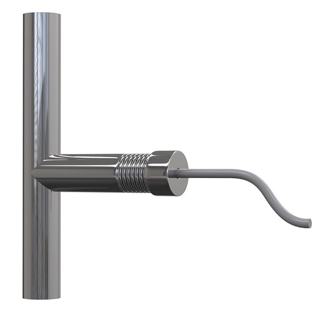 Комплект скрытого монтажа ф25 пластик для электрического полотенцесушителя УНИВЕРСАЛЬНЫЙ (Хром) 11244