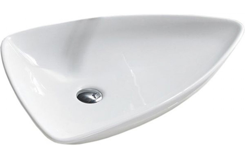 800-7861 (А235) Фигурный умывальник накладной 675х470х125 MELANA