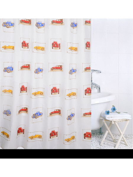 Штора для ванн BATH 180х200 Cars (Авто) (ch17004) (124)