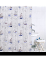 Штора для ванн BATH 180х200 Blue boats (ch17049) (133)