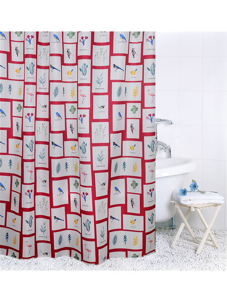 Штора для ванн BATH 180х200 Birds Photo Frames (фотоптички) (ch15140) (113)