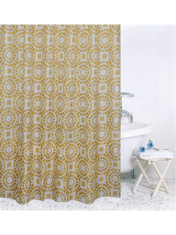 Штора для ванн BATH 180х200 Circle Beige (ch15120) (136)