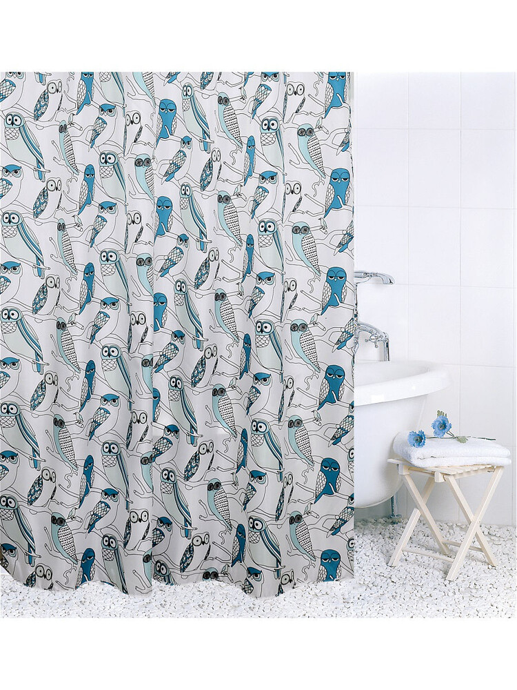 Штора для ванн BATH 180х200 Owls (СОВЫ) (ch15070) (126)