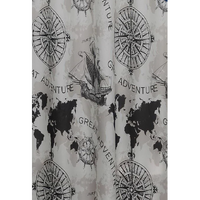 Штора для ванн BATH 180х180 Navigation 2 black-beige ch16100/3 (122)