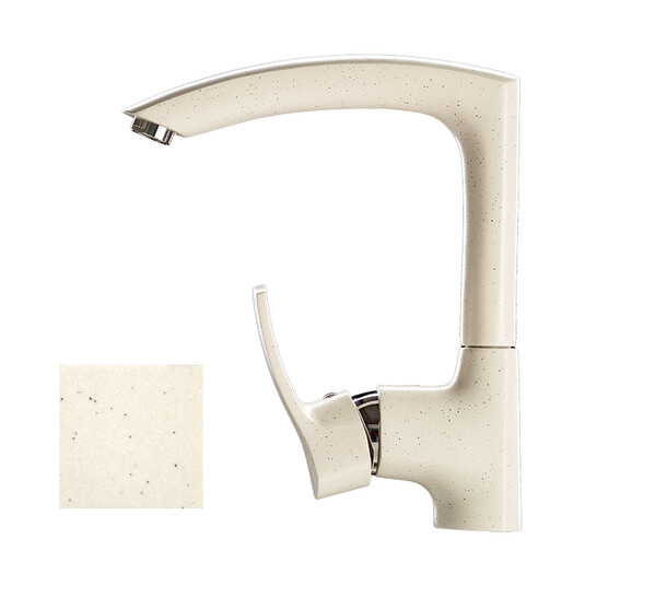 Смеситель Кухня GRANICOM 007 высокий излив (жасмин), 40 картридж