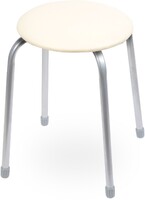 Табурет КРУГ винилискожа Слоновая кость ТБ1/СЛ NIKA