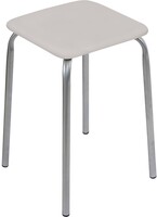 Табурет КВАДРАТ винилискожа Серый ТБ2/СР NIKA 