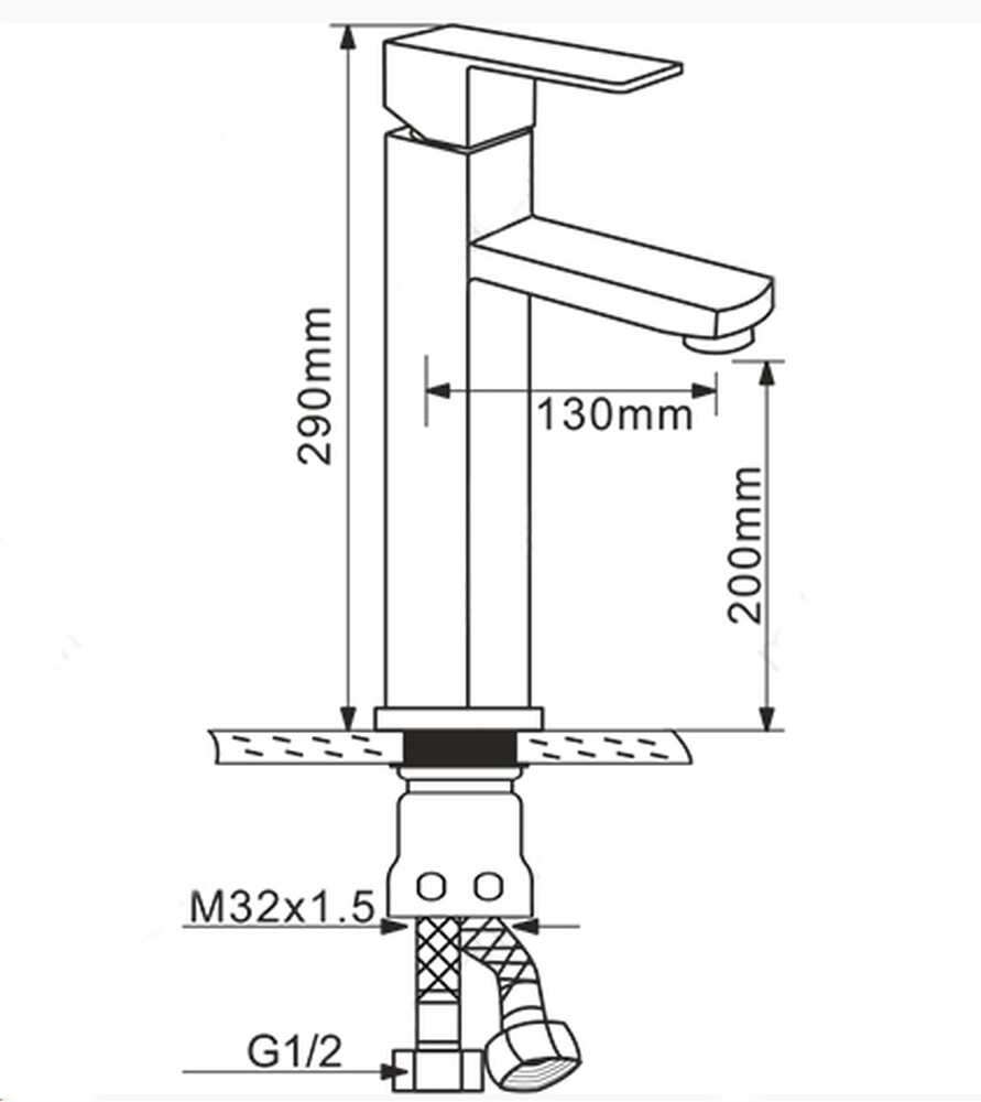 F6110 Смеситель Кухня однорычажный САТИН MLN ***