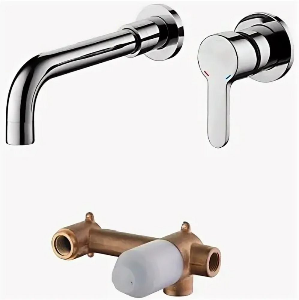 1003-1 Смеситель Тюльпан ВСТРАИВАЕМЫЙ LEDEME шар. d-35 *