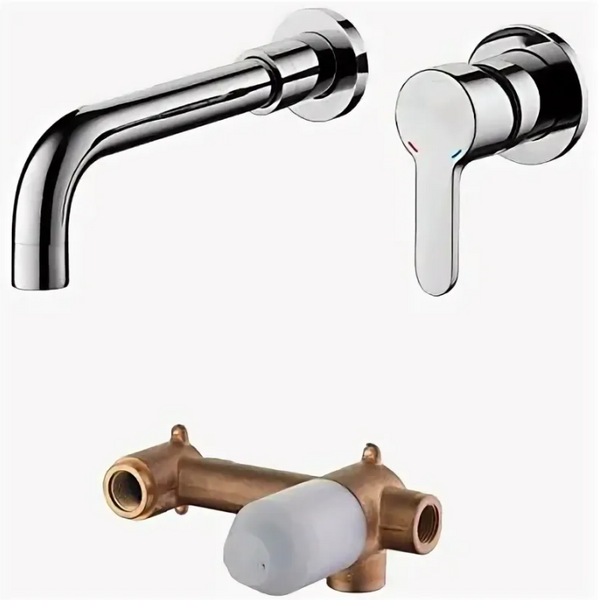 1003-1 Смеситель Тюльпан ВСТРАИВАЕМЫЙ LEDEME шар. d-35 *