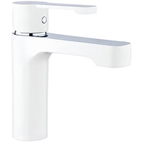 G1002-8 Смеситель Тюльпан GAPPO шар. d-35 (белый/хром) на гайке