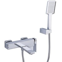 G3218 Смеситель Ванна GAPPO шар d-35 кор излив-переключатель на лейку (хром)