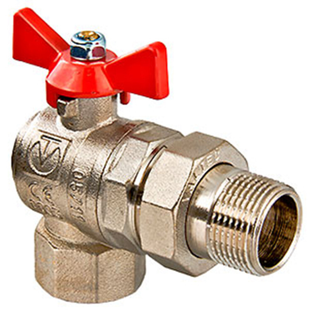 Кран вода VALTEC 1" г/ш баб американка углов. (VT.228.N.06)