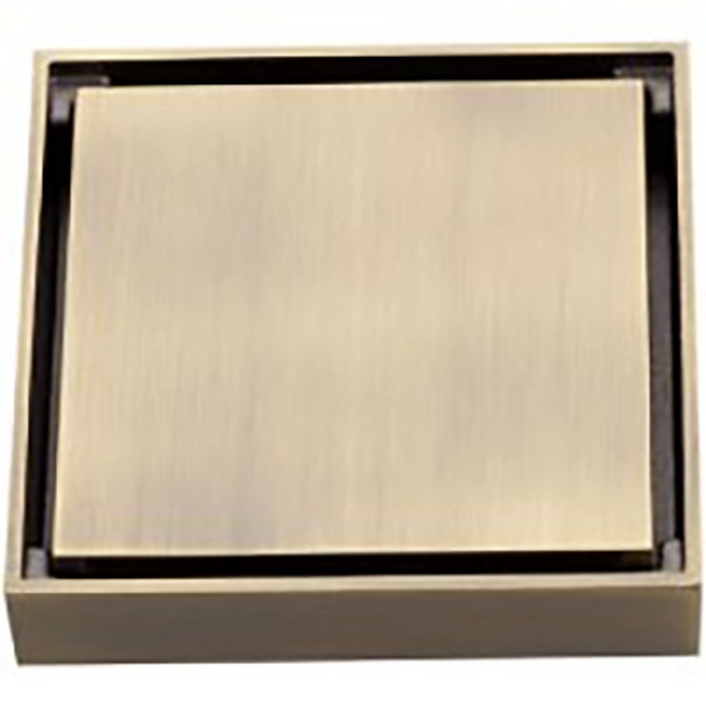 G81005-4 Трап 50 вертикальный GAPPO латунь 100*100 (бронза)  сухой затвор