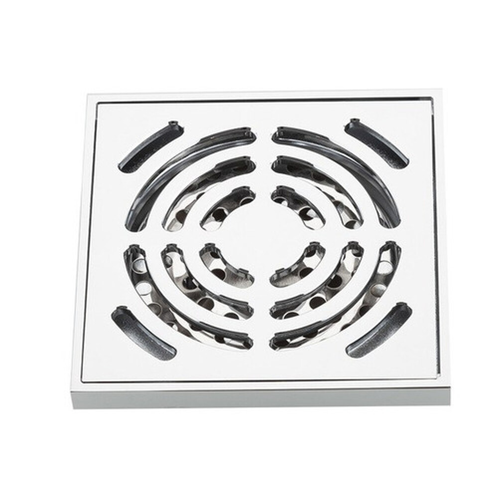 G81052 Трап 50 вертикальный GAPPO латунь 100*100 (хром)  сухой затвор