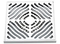 G81550 Трап 50 вертикальный GAPPO латунь 150*150 (хром)  сухой затвор