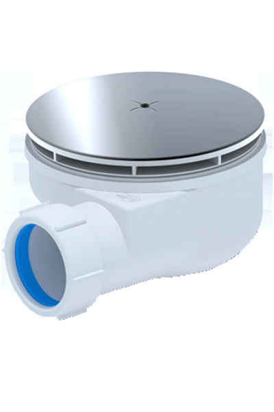 E350C Сифон для душевого поддона АНИ Пласт 1 1/2**90, h 55 хром