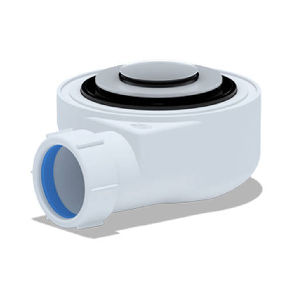 E450CL Сифон для душевого поддона АНИ Пласт 1 1/2*50 h=55mm, хром, клик-клак