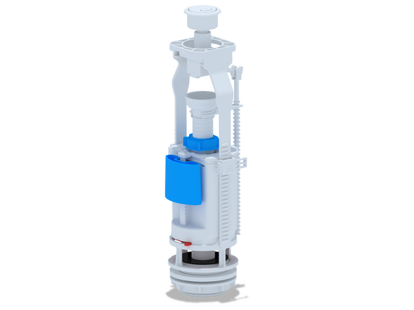 WC7050 Арматура сливная с двойной белой кнопкой АНИ Пласт