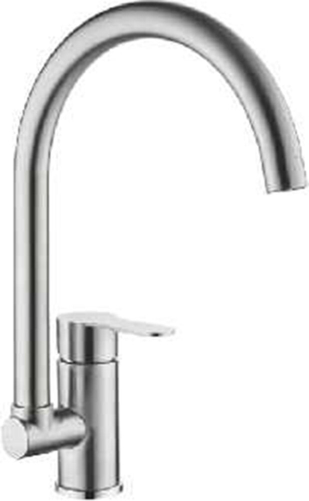 74003 Смеситель Кухня LEDEME d-35 на гайке НЕРЖАВЕЙКА