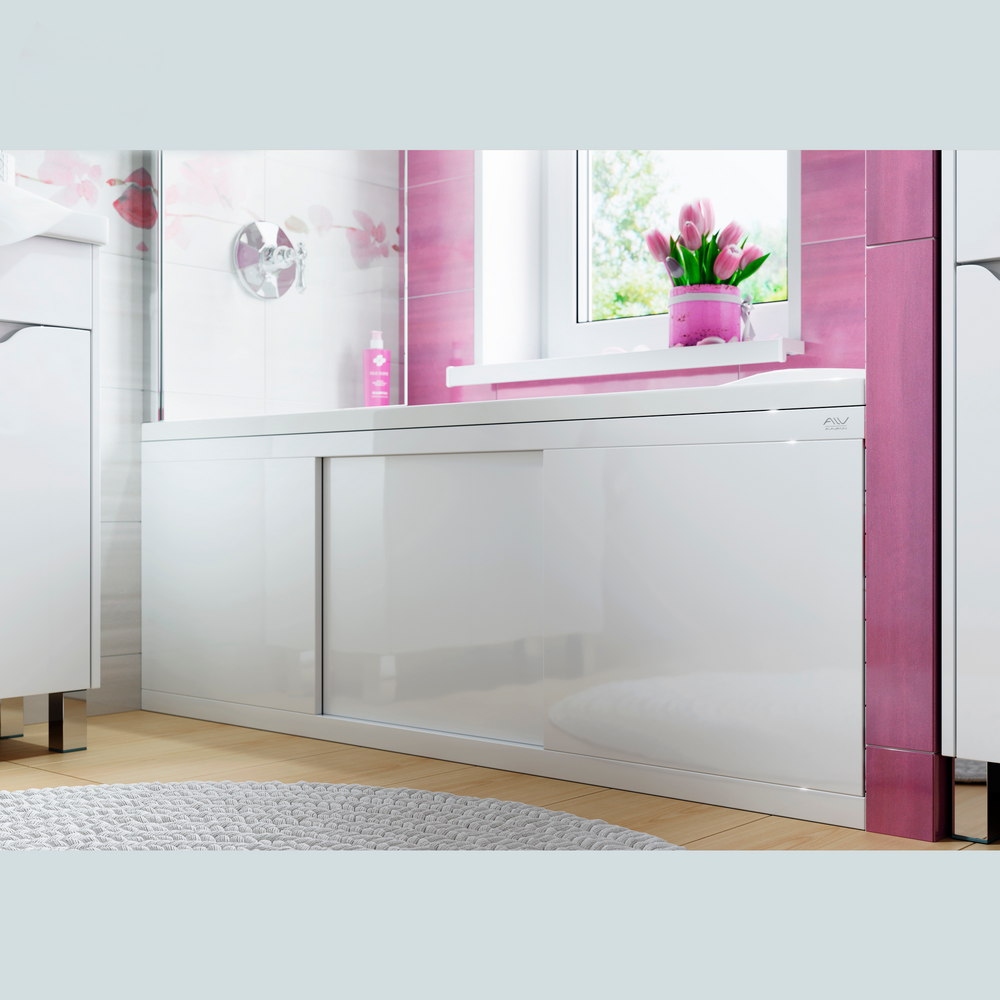 Экран под ванну 1,7 м купе МДФ Crystal Alavann