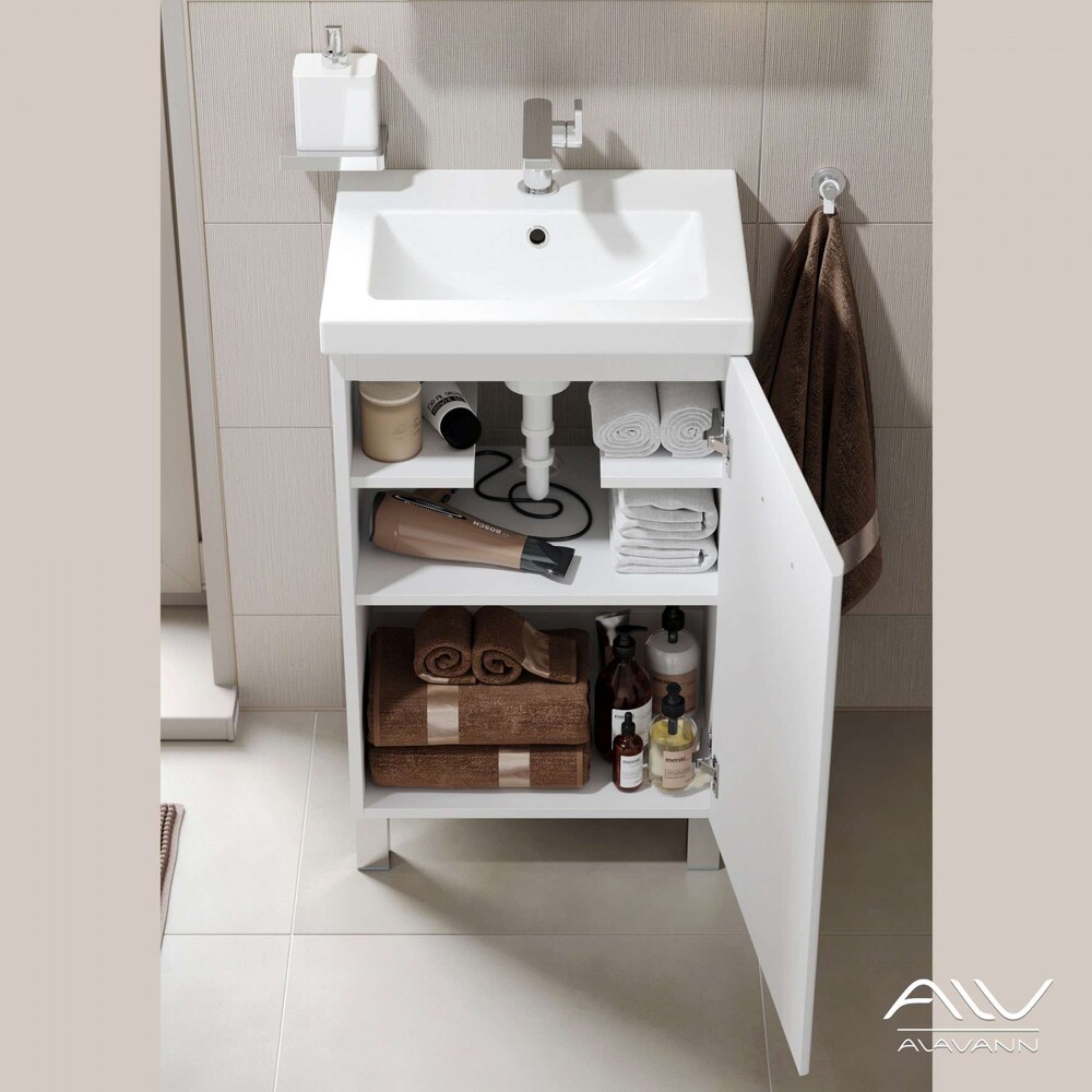 Тумба "DORN - 50" под рак. "Como -50" белый Alavann