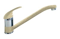 Смеситель Кухня QUARZ GRANFEST  Z3321 d=35 (бежевый) РАСПРОДАЖА