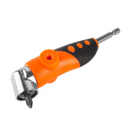 1041-02-AD Адаптер для бит УГЛОВОЙ, УСКОРЯЕТ РАБОТУ НА 50%, 4 биты 25мм PH2, Sturm!