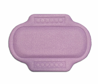 Подушка для ванны с присосками ПВХ "Спа" 25х37см фиолетовый (6907)